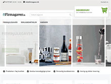 Tablet Screenshot of firmagaver.dk